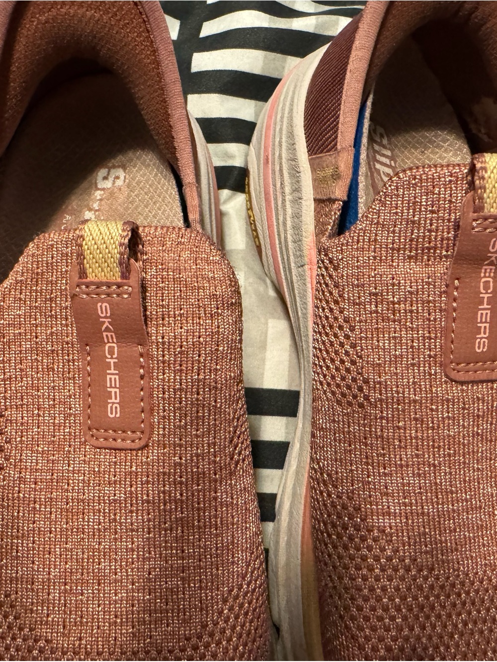 Women’s Skechers Go Walk Slip-On Sneakers – BUNDLE, 7Wide - Picture 7 of 10